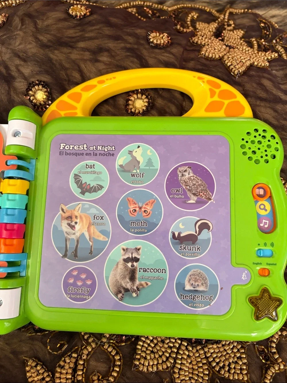 Leap Frog 100 Animals Book - Electronic Toy English/Spanish Learning Educational
